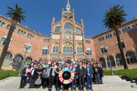 Foto de família de l'Aliança Catalunya 2030.