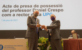 Daniel Crespo pren possessió com a rector de la UPC