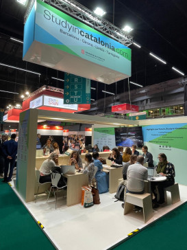 Estand “Study in Catalonia”